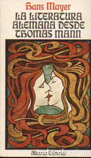 Libros: LA LITERATURA ALEMANA DESDE THOMAS MANN. - Foto 1