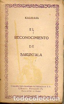 Libros: EL RECONOCIMIENTO DE SAKUNTALA. - Foto 1