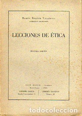 Libros: LECCIONES DE &Eacute;TICA. 2&ordf; ed. - Foto 1