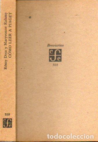Libros: C&Oacute;MO LEER A PIAGET. - Foto 1
