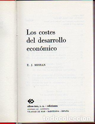 Libros: LOS COSTES DEL DESARROLLO ECON&Oacute;MICO. - Foto 1