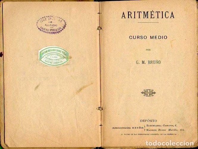 Libros: ARITM&Eacute;TICA. CURSO MEDIO. - Foto 1