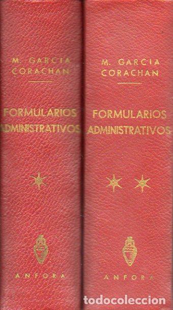 Libros: FORMULARIOS ADMINISTRATIVOS. 2 vols. - Foto 1