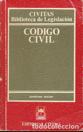 Libros: C&Oacute;DIGO CIVIL. 12&ordf; ed. - Foto 1