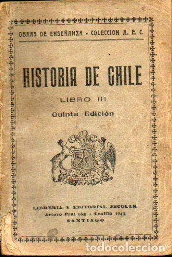 Libros: HISTORIA DE CHILE. Libro III. 5&ordf; ed. - Foto 1