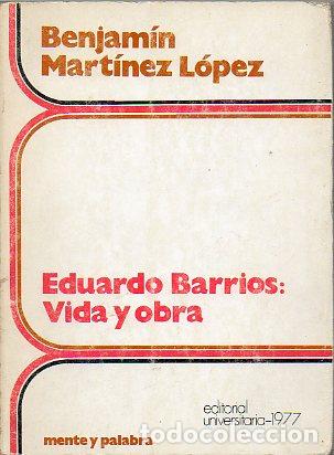 Libros: EDUARDO BARRIOS. VIDA Y OBRA. - Foto 1