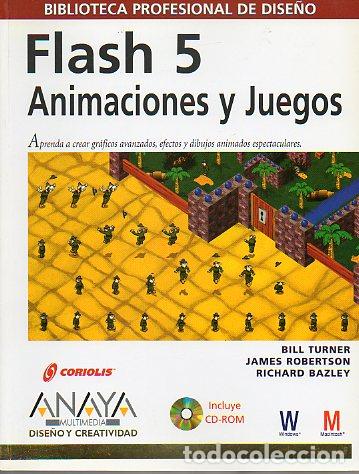 Libros: FLASH 5. JUEGOS Y ANIMACIONES. Incluye CD. - Foto 1