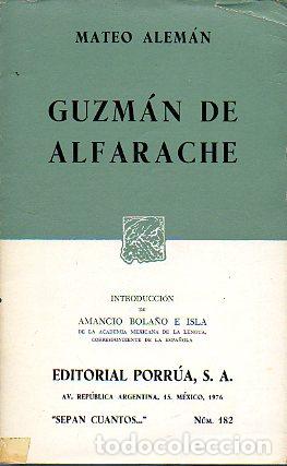 Libros: GUZM&Aacute;N DE ALFARACHE. - Foto 1