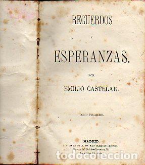 Libros: RECUERDOS Y ESPERANZAS. Tomo Primero. - Foto 1