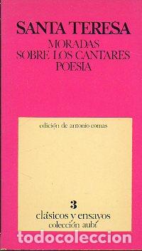 Libros: MORADAS / SOBRE LOS CANTARES / POES&Iacute;A. Edici&oacute;n de Antonio Comas. - Foto 1