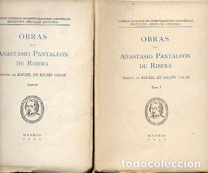 Libros: OBRAS DE... Edici&oacute;n de Rafael de Balb&iacute;n Lucas. 2 tomos. - Foto 1