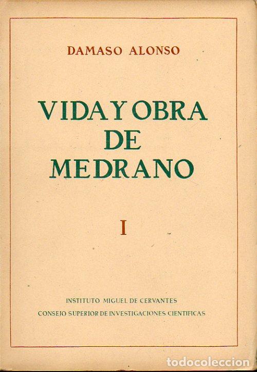 Libros: VIDA Y OBRA DE MEDRANO. Vol. I. - Foto 1