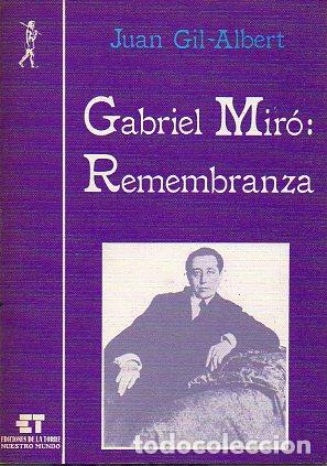 Libros: GABRIEL MIR&Oacute;: REMEMBRANZA. - Foto 1