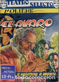 Libros: EL AVARO. EL MIS&Aacute;NTROPO. EL HIP&Oacute;CRITA. - Foto 1