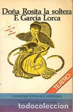 Libros: DO&Ntilde;A ROSITA LA SOLTERA. - Foto 1