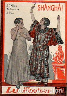 Libros: SHANGHAI. Comedia dram&aacute;tica en tres actos traducida y adaptada por Arturo Mori. - Foto 1