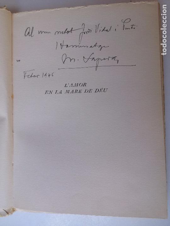 Libros: Lamor en la Mare de Deu. Miquel Saperas - Foto 2
