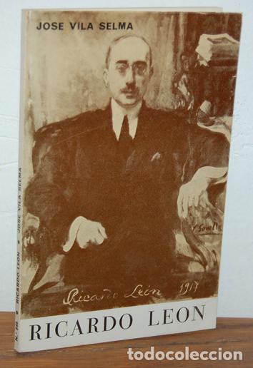 Libros: RICARDO LE&Oacute;N 1877-1977 - JOSE VILA SELMA - Foto 1