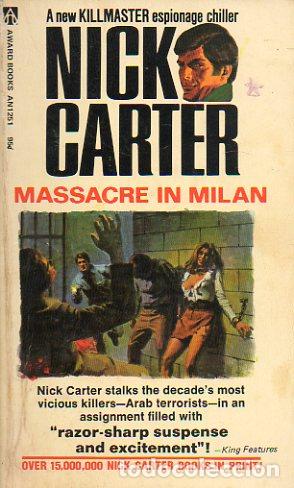 Libros: NICK CARTER. MASSACRE IN MILAN. - Foto 1