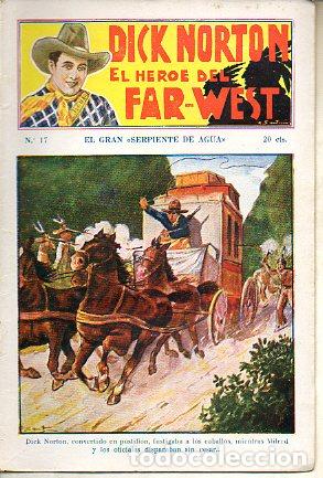 Libros: DICK NORTON. EL H&Eacute;ROE DEL FAR-WEST. N&ordm; 17. El gran &rdquo;Serpiente de agua&rdquo;. - Foto 1
