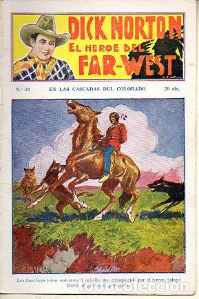 Libros: DICK NORTON. EL H&Eacute;ROE DEL FAR-WEST. N&ordm; 23. En las cascadas del Colorado. - Foto 1