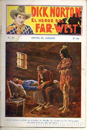 Libros: DICK NORTON. EL H&Eacute;ROE DEL FAR-WEST. N&ordm; 28. Oputo, el asesino. - Foto 1