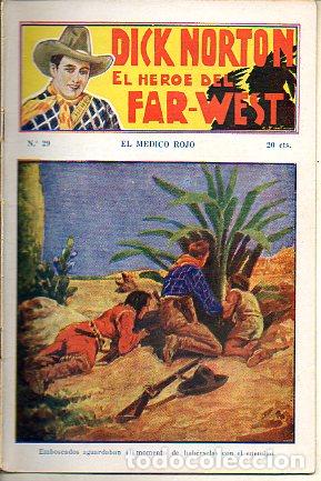 Libros: DICK NORTON. EL H&Eacute;ROE DEL FAR-WEST. N&ordm; 29. El m&eacute;dico rojo. - Foto 1