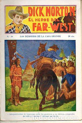 Libros: DICK NORTON. EL H&Eacute;ROE DEL FAR-WEST. N&ordm; 30. Los demonios de la casa grande. - Foto 1