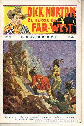 Libros: DICK NORTON. EL H&Eacute;ROE DEL FAR-WEST. N&ordm; 34. El convento de R&iacute;o Hermoso. - Foto 1