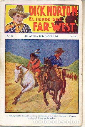 Libros: DICK NORTON. EL H&Eacute;ROE DEL FAR-WEST. N&ordm; 36. El &aacute;guila del Panchillo. - Foto 1