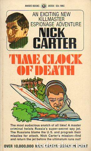 Libros: NICK CARTER. A Killmaster Spy Chiller. TIME CLOCK OF DEATH. - Foto 1