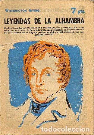 Libros: LEYENDAS DE LA ALHAMBRA. - Foto 1