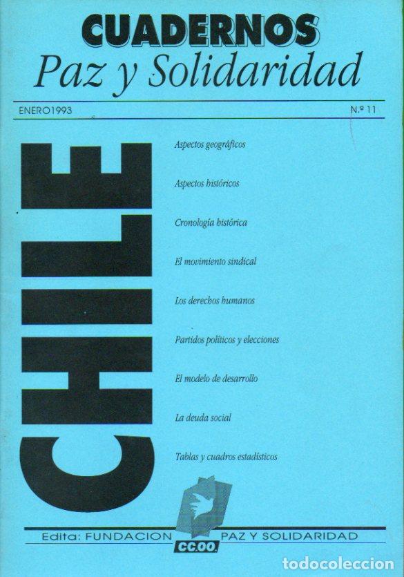 Libros: CUADERNOS PAZ Y SOLIDARIDAD. N&ordm; 11. CHILE. - Foto 1