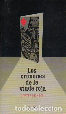 Libros: LOS CR&Iacute;MENES DE LA VIUDA ROJA. - Foto 1
