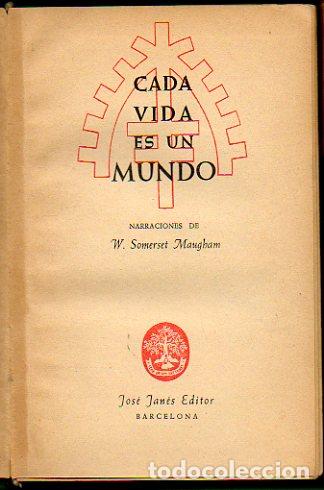 Libros: CADA VIDA ES UN MUNDO. Narraciones de... - Foto 1