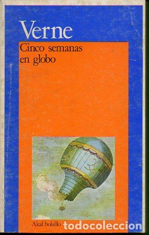 Libros: CINCO SEMANAS EN GLOBO. Ilustrs. de Riou. - Foto 1