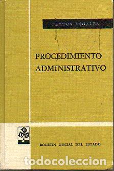 Libros: PROCEDIMIENTO ADMINISTRATIVO. 19&ordf; ed. - Foto 1