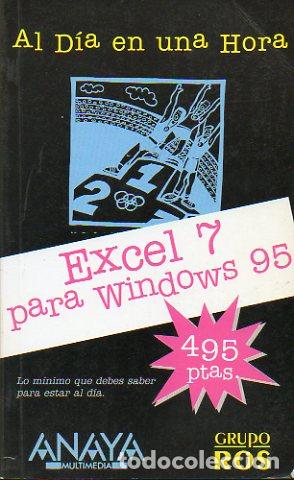 Libros: EXCEL 7 PARA WINDOWS 95. - Foto 1