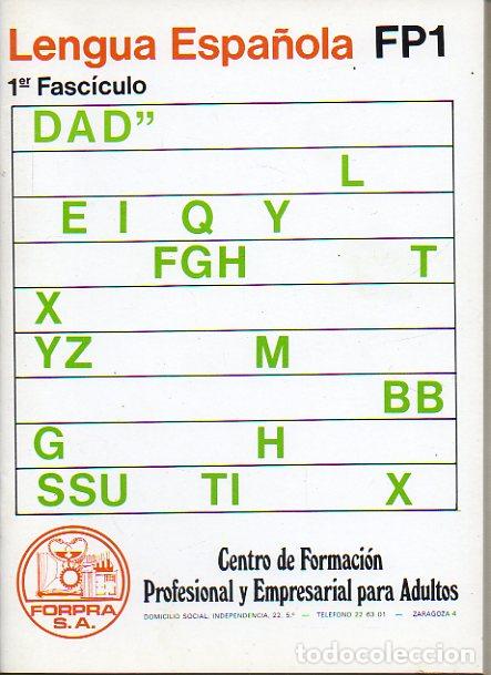 Libros: LENGUA ESPA&Ntilde;OLA. 1er. Fasc&iacute;culo. - Foto 1