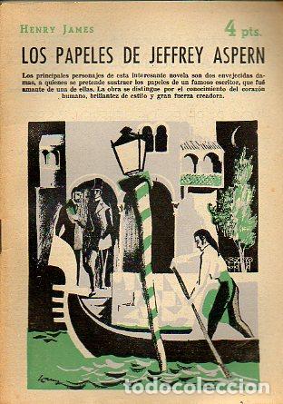 Libros: LOS PAPELES DE JEFFREY ASPERN. - Foto 1