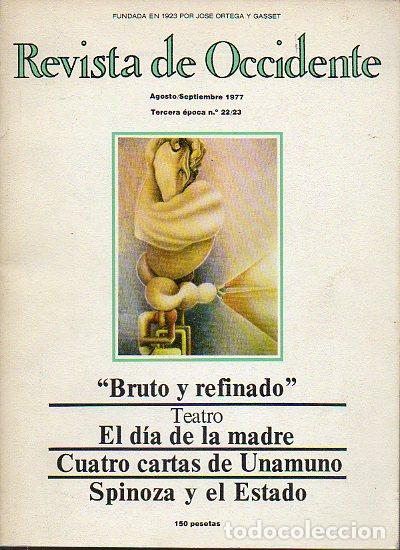 Libros: REVISTA DE OCCIDENTE. Tercera &eacute;poca. N&ordm; 22-23. - Foto 1