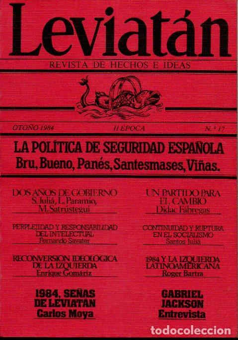 Libros: LEVIAT&Aacute;N. Revista de Hechos e Ideas. N&ordm; 17. - Foto 1