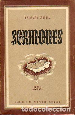 Libros: SERMONES. Tomo I. Adviento. - Foto 1