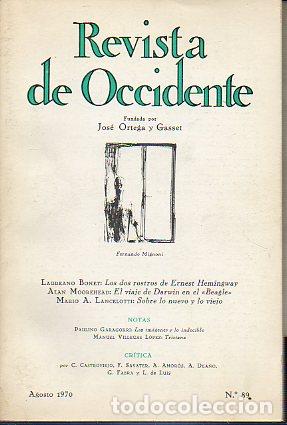 Libros: REVISTA DE OCCIDENTE. N&ordm; 89. - Foto 1