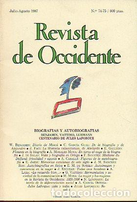 Libros: REVISTA DE OCCIDENTE. N&ordm; 74-75. - Foto 1