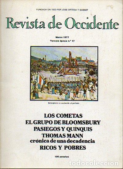 Libros: REVISTA DE OCCIDENTE. Tercera &Eacute;poca. N&ordm; 17. - Foto 1