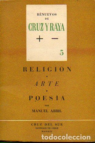 Libros: RELIGI&Oacute;N. ARTE. POES&Iacute;A. - Foto 1