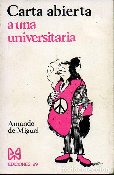 Libros: CARTA ABIERTA A UNA UNIVERSITARIA. - Foto 1
