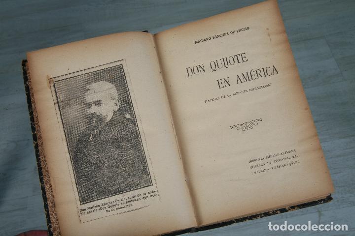 Libros: DON QUIJOTE EN AMERICA - MARIANO SANCHEZ DE ENCISO.- MADRID 1913