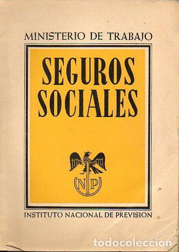 Libros: SEGUROS SOCIALES. - Foto 1
